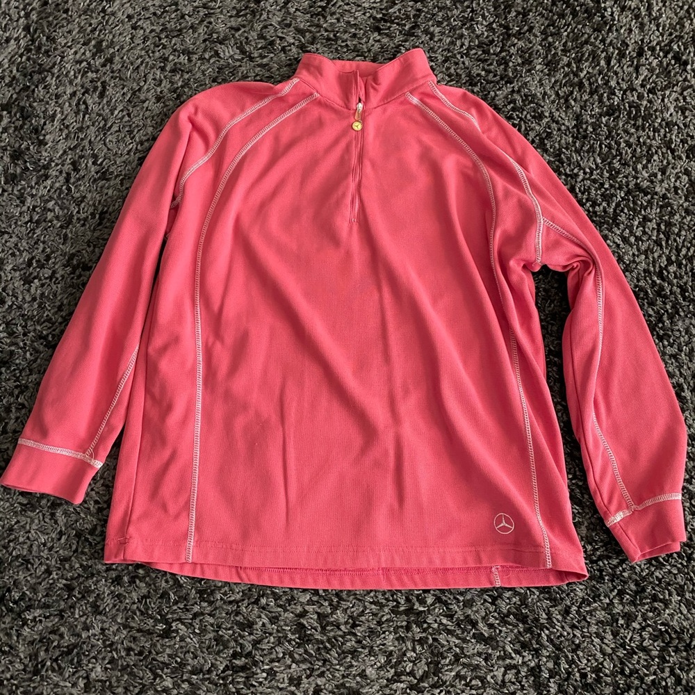 Ladies Mercedes Benz pullover 1/4 zip jacket
